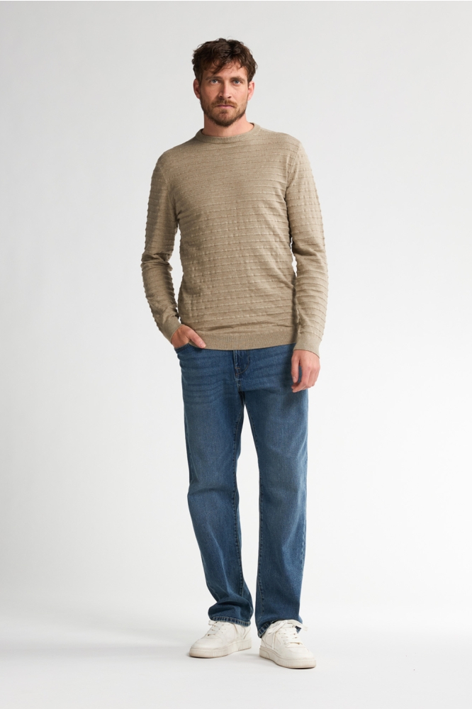 KNITTED SWEATER THORNEWOOD M 3050 KWR269 7146 Tan